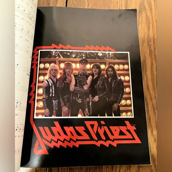 Judas Priest 1982 Rare Sheet Music Book 104 pages - Picture 5 of 11